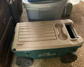 #120	Ames Garden Caddy on Wheels	 $30.00 			