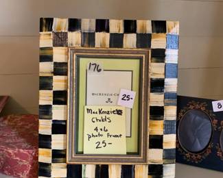 #176	MacKenzie Child 4x6 Wood Frame Painted	 $25.00 			