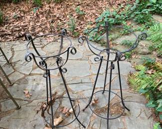 #140	Metal Plant holder Stand - 12" x 29"	 $25.00 			 #141	Metal Plant holder Stand - 10" x 29"	 $25.00 			
