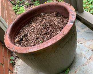 #134	Glazed Large Planter - 17x16	 $30.00 			 #135	Glazed Large Planter - 17x16	 $30.00 			