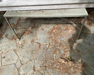 #125	Wrought Iron Coffee Table - 36x23x18	 $30.00 			