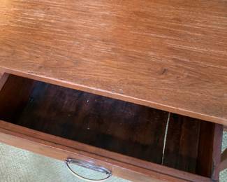 #177	Wood Table w/1 drawer - 40x30x29 - Primitive - Upstairs - You Move	 $175.00 			