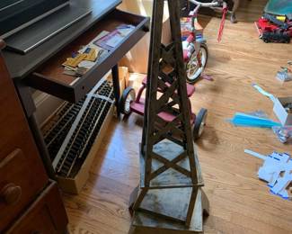 #033	Wood Oil Well - 43" Tall - 3 pcs	 $20.00 			