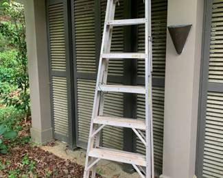 #139	Werner Aluminum 8 Foot Ladder	 $60.00 			
