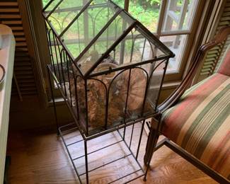 #064	Terrarium on Stand - 18x20x35	 $75.00 			