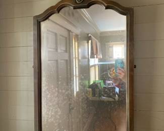 #021	Wood Mirror - 20x33	 $50.00 			
