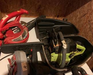 #114	Poulan Chain Gas Chainsaw	 $60.00 			