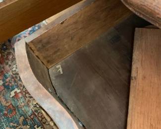 #156	Wood Bedside table w/1 Curved Front Drawer & 2 doors - 32x18x29	 $175.00 			