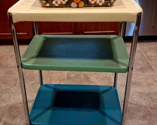 Cutest vintage kitchen cart