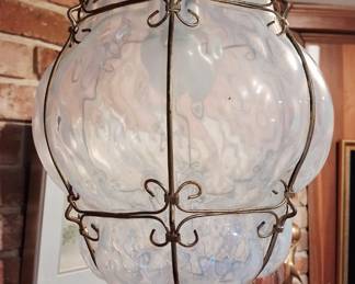 Vintage Murano Hanging Lamp. Gorgeous!