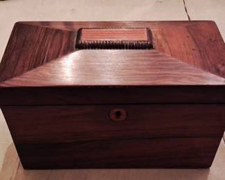 Antique English Tea Caddy.