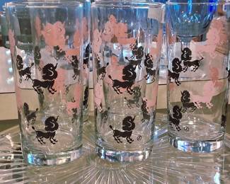 Vintage Pink Poodle Glasses