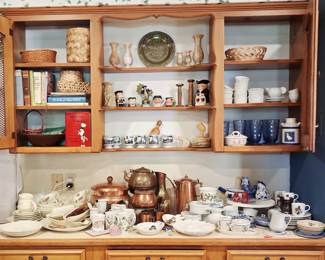 Vintage copper and kitchenware