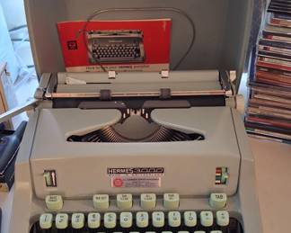 Hermes Original 3000 Seafoam Typewriter. Switzerland