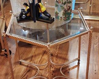 Mid Century gold table