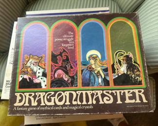 $48.00 - 1981 Milton Bradley/E.S. Lowe Dragon master Card Game