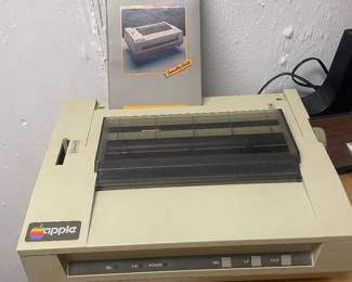 $75.00 - Vintage Apple Dot Matrix Printer DMP for Apple II Computer with Original Operator's Guide