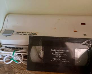 $35.00 - Food Saver Compact II With VHS Manual
