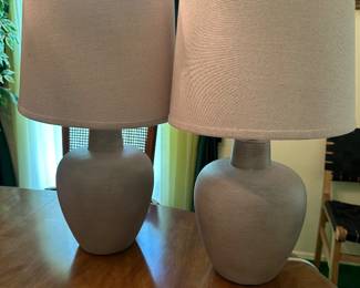 $80.00 Each - Regency Hill Glenn 27" Tall Rustic Southwestern Urn Table Lamps