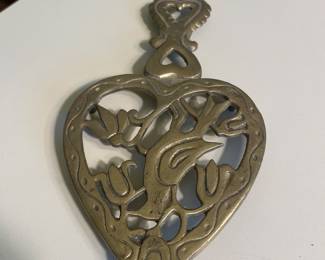 $15.00 - Vintage Brass Trivet