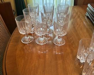 $50.00 - Set of 9 Royal Crystal Rock (RCR) Zeus Water Goblets