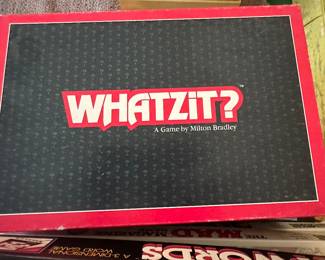 $18.00 - Whatzit? Game by Milton Bradley 1987