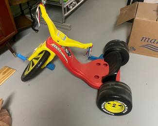 $64.00 - Vintage Marx Big Wheel Super Slicks