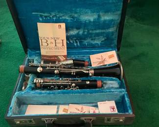 $155.00 - Vintage Boosey & Hawkes Clarinet with Hard Case & Original Literature