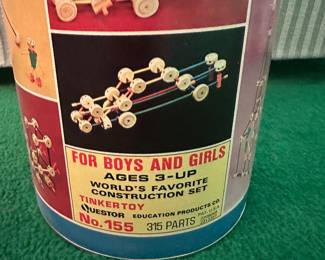 $36.00 - Vintage Tinkertoy Giant Engineer Set (No.155)