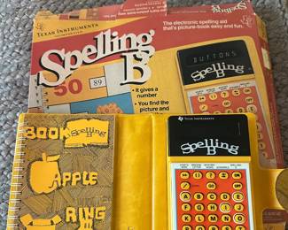 $30.00 - Texas Instruments Spelling B Handheld Electronic Toy