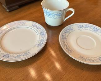 $15.00 - Fine Porcelain China Temptation by RJZS Japan (2 Saucers/1 Tea Cup)