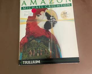 $97.00 - Trillium Amazon Apple II Adventure Game Complete Box Micheal Crichton 5.25 Disk Vintage