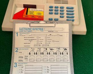 $40.00 - Ideal Electronic Detective Game (1979)