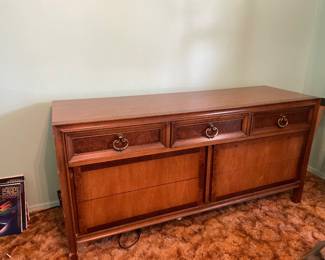 $197.00 - Mid-Century Basic Witz Walnut Low Dresser