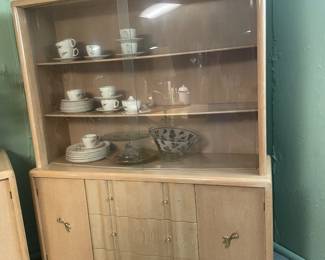 $435.00 - Mid Century Modern China Cabinet Solid Wood