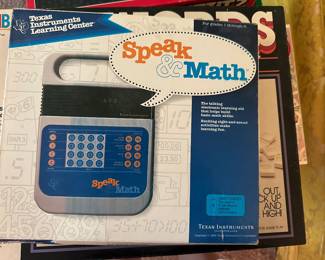 $45.00 - 1980s Texas Instruments Speak & Math