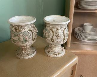 $57.00 - Pair of Ardco Fine Quality Decorative Vase Planter Flowerpot