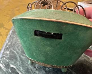 $35.00 - WACO Japan Enameled Brass Butterfly Music Box