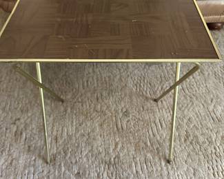 $26.00 -Pair of Mid-Century Modern Folding TV Tray
