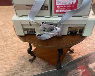 $975.00 - Vintage Apple II Plus Computer System with Dual Disk II Drives, Software & Disk Collection