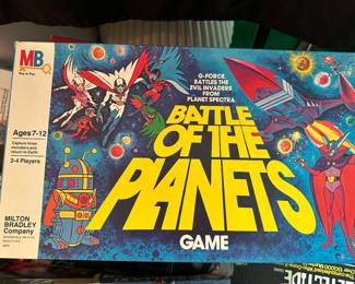 $55.00 - Excellent Condition Battle Of The Planets Board Game (G-Force Battles The Evil Invaders From Planet Spectra) by Milton Bradley 1979