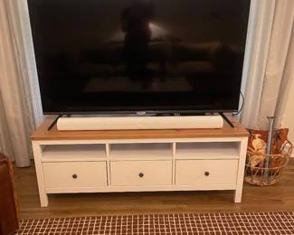 $175.00 - Wood TV Console with 3 Drawers