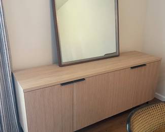 $745.00 - AllModern Fluted Oak Sideboard/Media Console