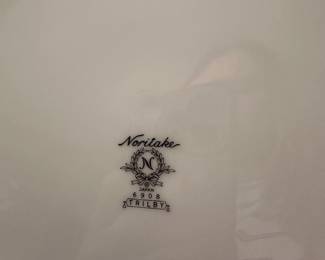 $275.00 - Noritake Trilby Pattern (Number 6908) 77-Piece China Set