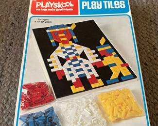 $25.00 - 1970s Playskool Play Tiles Set