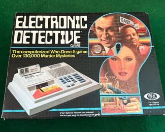 $40.00 - Ideal Electronic Detective Game (1979)