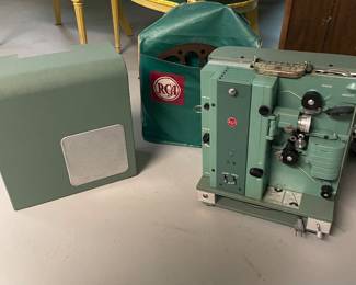 $75.00 - Mid Century RCA 16mm Film Projector System