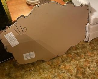 $45.00 - Home Interiors Ornate Gold Wall Mirror