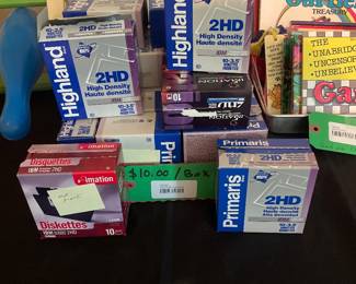 $10.00/ea. - 10-pack of 3.5-inch 2HD Floppy Disk, IBM Formatted