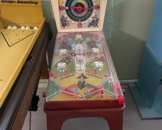 $65.00 - Vintage Super Pinball Tabletop Game with Stand Retro Arcade Toy